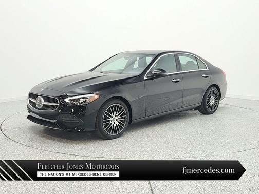 Black 2024 Mercedes-Benz C-Class C 300 4MATIC