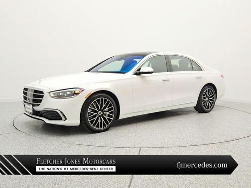 MANUFAKTUR Moonlight White Metallic 2026 Mercedes-Benz S-Class 4MATIC