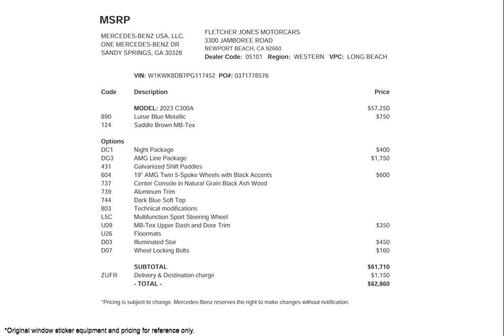 2023 Mercedes-Benz C-Class Cabriolet