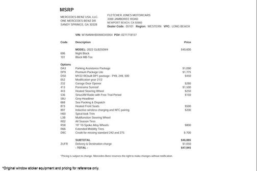 2022 Mercedes-Benz GLB 250 4MATIC