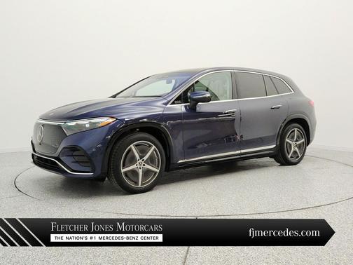 Twilight Blue Metallic 2023 Mercedes-Benz EQS 580 4MATIC