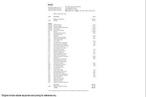 2022 Mercedes-Benz Sprinter 2500 Standard Roof