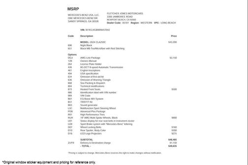 2024 Mercedes-Benz CLA 250 Base