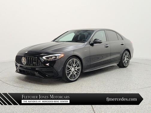 Obsidian Black Metallic 2025 Mercedes-Benz AMG C 43 4MATIC