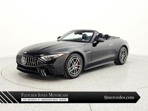 Obsidian Black Metallic 2023 Mercedes-Benz AMG SL 55 Base