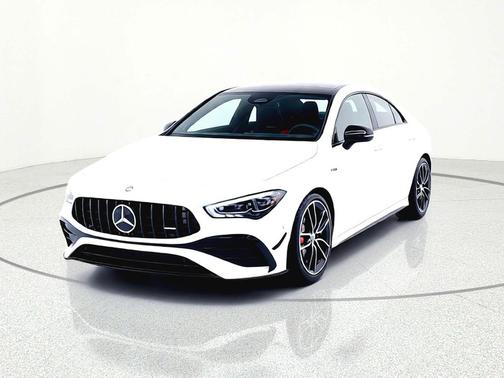 Polar White 2025 Mercedes-Benz AMG CLA 35 4MATIC