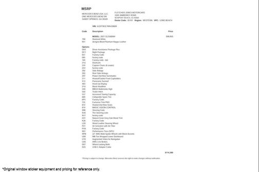 2021 Mercedes-Benz GLS 580 4MATIC