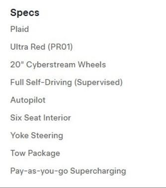 2025 Tesla Model X Plaid