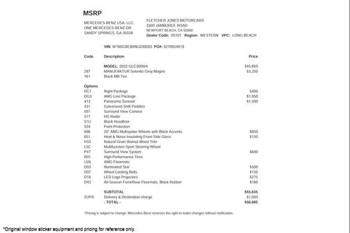 2022 Mercedes-Benz GLC 300 4MATIC