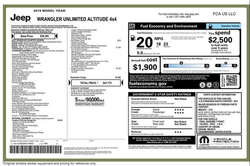 2019 Jeep Wrangler Unlimited Sahara