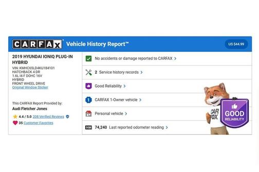 2019 Hyundai IONIQ Plug-In Hybrid Base