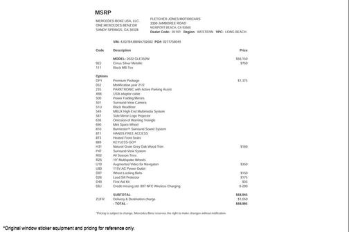 2022 Mercedes-Benz GLE 350 Base