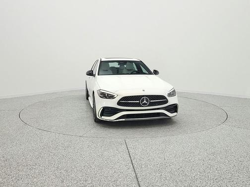 Polar White 2023 Mercedes-Benz C-Class Sedan