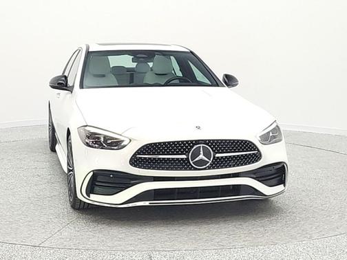 Polar White 2023 Mercedes-Benz C-Class Sedan