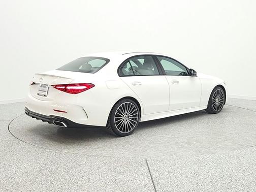 Polar White 2023 Mercedes-Benz C-Class Sedan