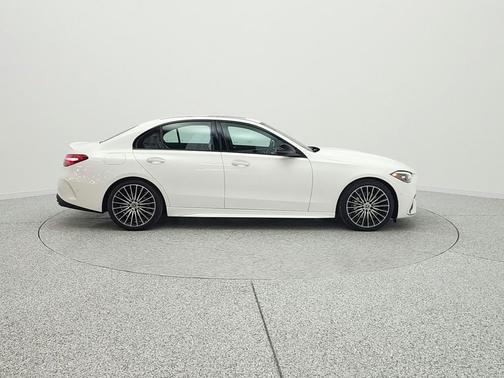 Polar White 2023 Mercedes-Benz C-Class Sedan
