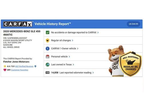 2020 Mercedes-Benz GLE 450 AWD 4MATIC