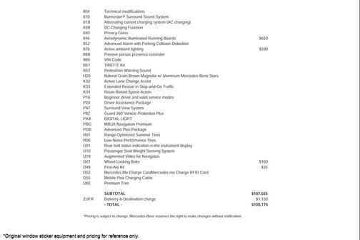 2023 Mercedes-Benz EQS 450 4MATIC