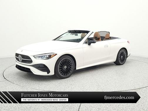 Polar White 2026 Mercedes-Benz CLE 300 4MATIC Cabriolet