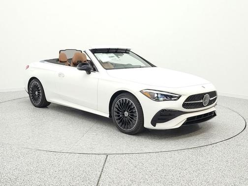 Polar White 2026 Mercedes-Benz CLE 300 4MATIC Cabriolet