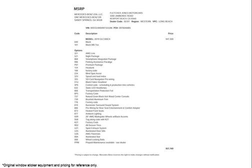 2019 Mercedes-Benz GLC 300 4MATIC Coupe