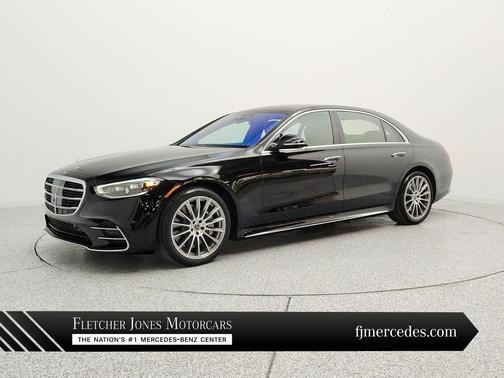 Black 2023 Mercedes-Benz S-Class 4MATIC