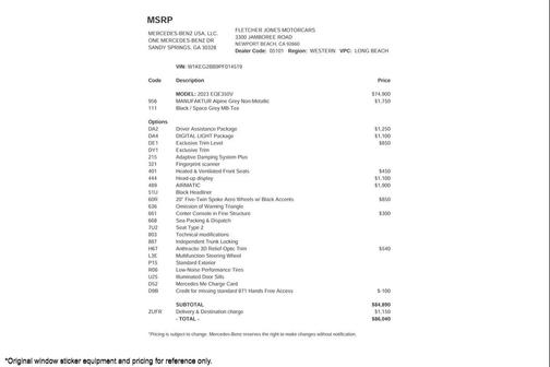 2023 Mercedes-Benz EQE 350+ Base