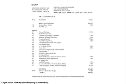 2022 Mercedes-Benz GLE 350 4MATIC