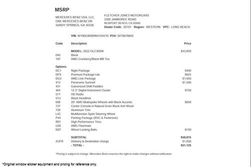 2022 Mercedes-Benz GLC 300 Base