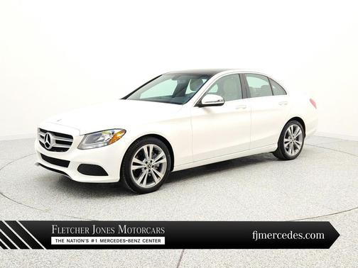 Polar White 2018 Mercedes-Benz C-Class C 300 Sedan