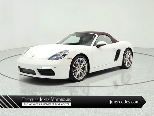 White 2022 Porsche 718 Boxster Roadster
