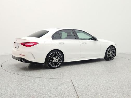 Polar White 2023 Mercedes-Benz C-Class Sedan