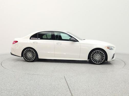 Polar White 2023 Mercedes-Benz C-Class Sedan