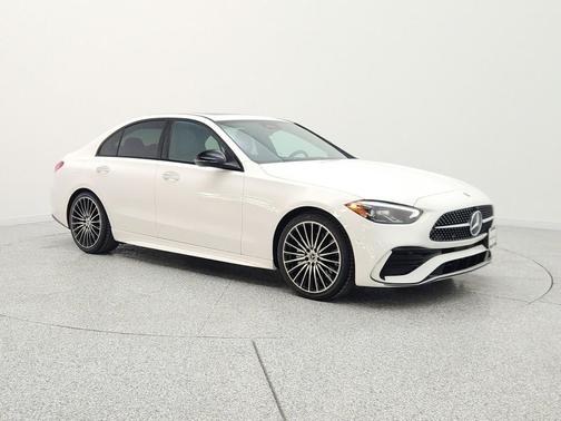 Polar White 2023 Mercedes-Benz C-Class Sedan