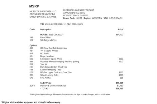 2023 Mercedes-Benz GLC 300 4MATIC Coupe