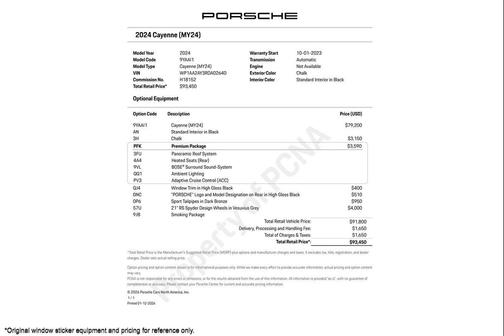 2024 Porsche Cayenne Cayenne