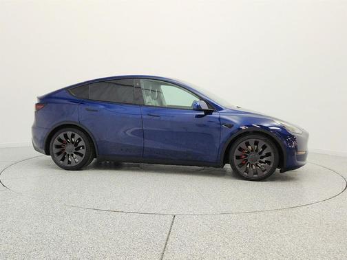 Deep Blue Metallic 2021 Tesla Model Y Performance Dual Motor All-Wheel Drive