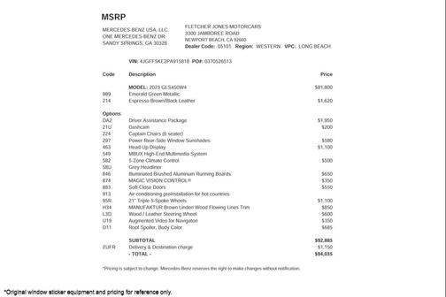 2023 Mercedes-Benz GLS 450 4MATIC