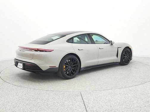Volcano Grey Metallic 2021 Porsche Taycan Turbo