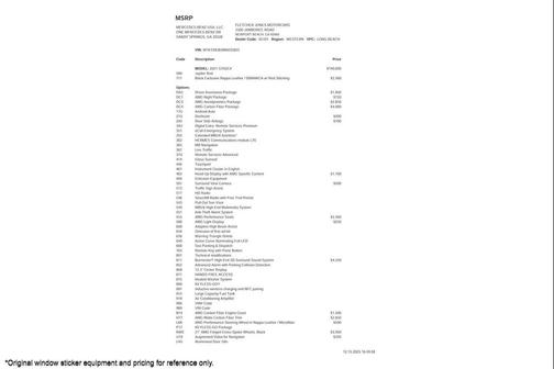 2021 Mercedes-Benz AMG GT 63 4-Door