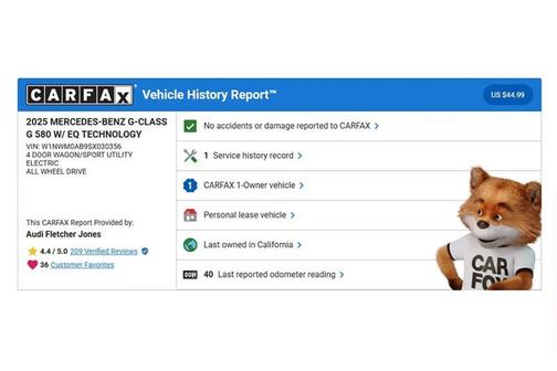 2025 Mercedes-Benz G-Class G 580e SUV