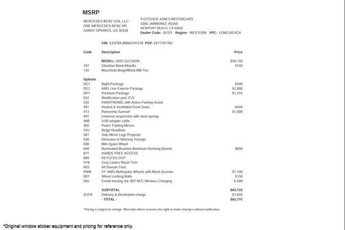 2022 Mercedes-Benz GLE 350 Base
