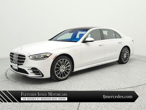 MANUFAKTUR Moonlight White Metallic 2026 Mercedes-Benz S-Class 4MATIC
