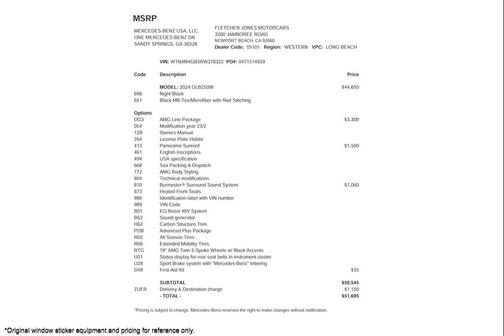 2024 Mercedes-Benz GLB 250 Base