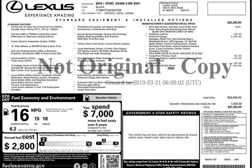 2019 Lexus GX 460 Base