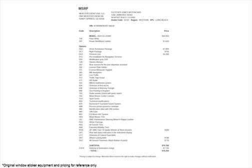 2024 Mercedes-Benz AMG GLC 43 4MATIC