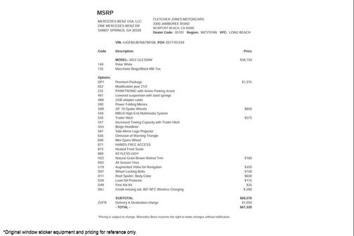 2022 Mercedes-Benz GLE 350 Base