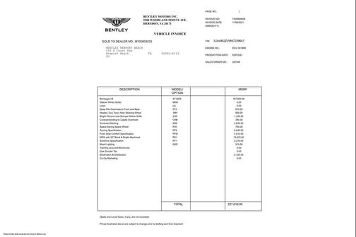 2022 Bentley Bentayga V8