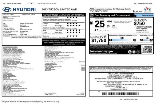 2023 Hyundai TUCSON Limited