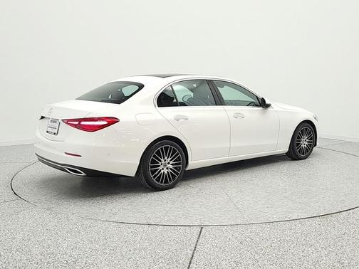 Polar White 2025 Mercedes-Benz C-Class C 300 Sedan